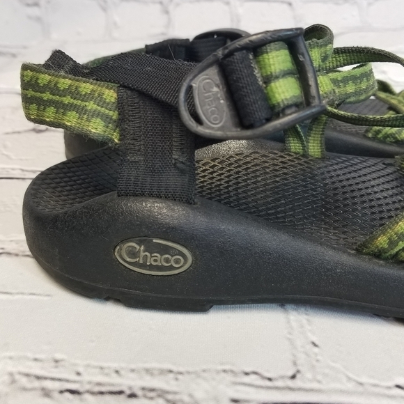 Chaco zx/2 green black toe loop sandals - Picture 5 of 9